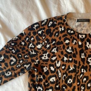 Banana Republic Leopard Print Sweater